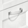 Bow Handle Cabinet Door Drawer with Backplate AUGUSTA