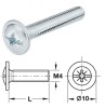 M4 Connecting Screws 2-Pieces with Sleeve & Combi Slot Complete Fitting