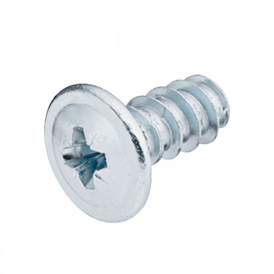 Panel Mounting Screw Flat Head with PZ Cross Slot Fully Threaded for  5 mm Drill Holes