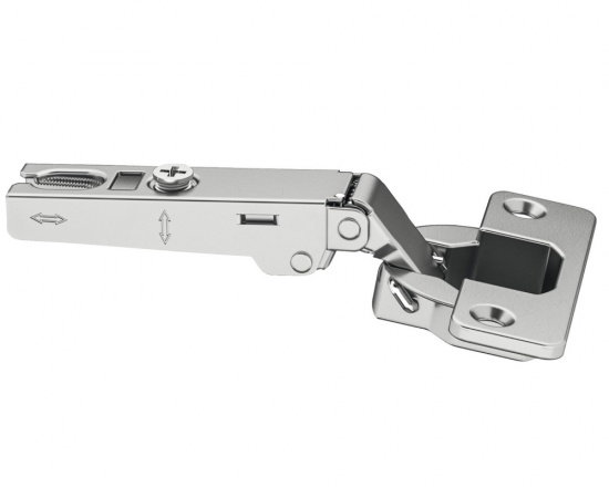 Metalla A Concealed Cup Hinge Arm 110 Full Overlay Straight Slide