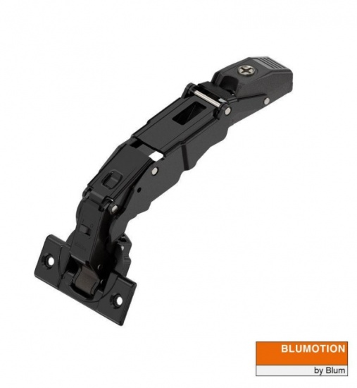 BLUM Clip Top BLUMOTION Zero Protrusion 155 Opening Angle Hinge Arm Onyx Black