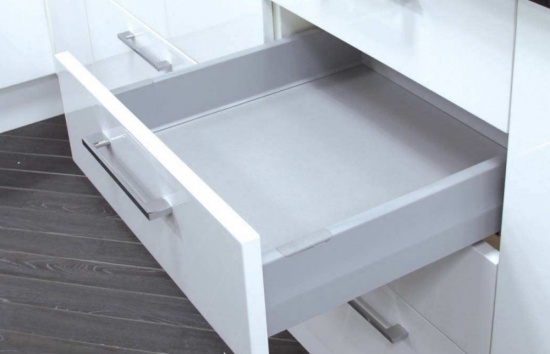 Assembled Low Standard Drawer System Matrix Box P 35kg Kitchen Cabinet