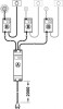 Loox 12V Distributor 3-way with Switching Function