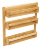 Oak Wood Spice Rack With One or  Three Shelves