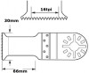 Professional 30mm Oscillating Blade for Wood / PVC - OB/133/C