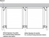 Gola Spacer Set for Gola Profile System D Vertical Profiles