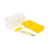 Battery Box White Yellow Moplen 120 A