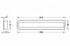 Halkin Inset Oak Wood Unfinished Handle Length 210 mm