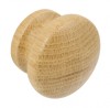 Wood Knob  43mm Light Oak Stained and Lacquered