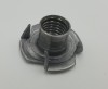 T-Nut with Four Prongs for Wood Bright M4, M5, M6, M8, M10