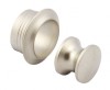 Push Lock Knob and Rosette for 13 - 25mm Door Thickness
