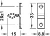 Twin Roller Catch Spring Loaded