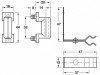 Spring Catch for Screw Fixing and Press Fitting