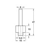 Hi Speed Steel 1/4'' Shank Router Bit