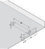 Concealed Shelf Support into Woodwork or Masonry Walls