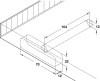 Concealed Shelf Support for Installation into Woodwork or Masonry Walls