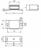 Magnetic Catch 8 kg with Spring Conetr Plate / Steel Nickel