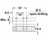 Surface Mount Adapter for Short Version K Push Buffer