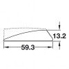 Surface Mount Adapter for Short Version K Push Buffer