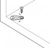Pivot Hinge 140° without Stop for Flush Mounted Door
