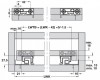 Dynapro Shelf Fixing, for Grass Drawer Runners