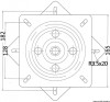 Swivel Plate Paint Rotating Base Guided W Seat