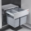 Space Saving Tandem Kitchen Pull Out Waste Bins