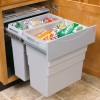 Pull Out Waste Bin 1 x 19 and 1 x 30 litres Easy Cargo