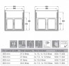 ENVI Space S Pull Out Waste Bin LAVA Grey