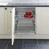 Linear Pull Out Storage Wire Basket Set for Cabinet Widths 300-600 mm
