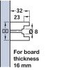 For board: thickness 15/16mm