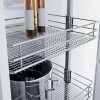 Spare Wire Storage Basket Mesh Chrome for 300 Pull Out Larder Unit