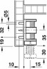 Plinth Adjuster with Bracket with Press Fit