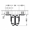 Extending Table Runners Asynchronous Installed Length 740mm