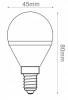E14 LED Golf Dimmable 5.8W Warm White Bulb