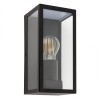 Breton Wall Light Black IP44 Dimmable