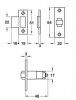 Mortice Roller Catch Case Size 48 mm for Full Size Doors