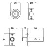 Security Bolt Mortice Door