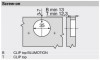 BLUM Clip Top BLUMOTION 95 Opening Angle Hinge Arm / Screw on - 71B9