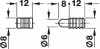 Table Top Connecting Fitting, for Extending Table