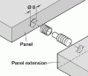 Table Top Connecting Fitting, for Extending Table