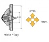 INDAUX Supra Metal Drawer Side Front Fixing