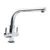 CDA Contemporary Kitchen Quarter Turn Monobloc Sink Tap -  TC28CH