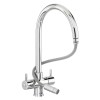 CDA Kitchen Monobloc Tap with Pull Out Spout - TC56CH
