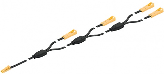 Loox 12V Extension Lead 4-way 6500mm