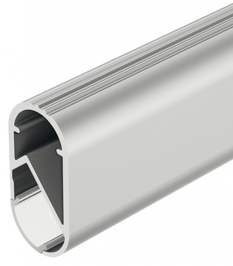 Loox Aluminium Wardrobe  Rail Profile for LED Flexible Strip Lights