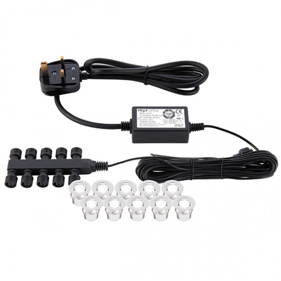 Ikon LED Round 30mm Indoor Outdoor Kit IP67