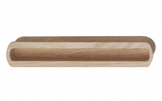 Inset Handle Oak Wood Unfinished Length 210 mm Halkin