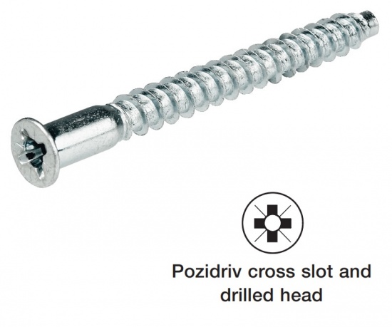 Confirmat One-piece Connector Galvanized Steel