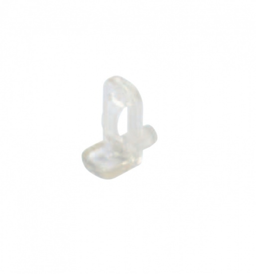 Glass Shelf Support Plug-in for Glass Shelves up to 6mm with Safety Catch